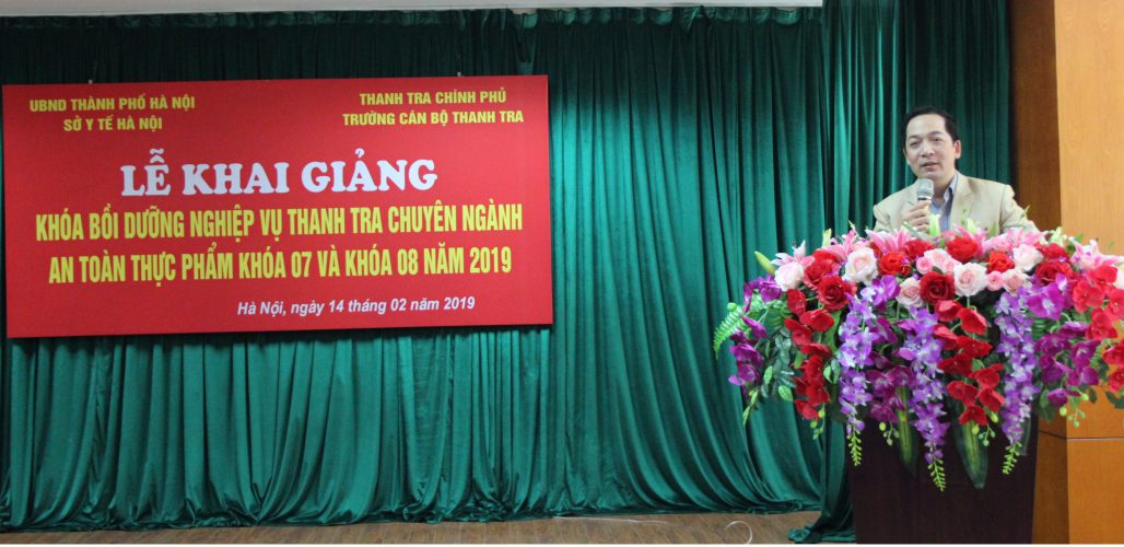 TS Nguyễn Huy Hoàng khai giang khóa học