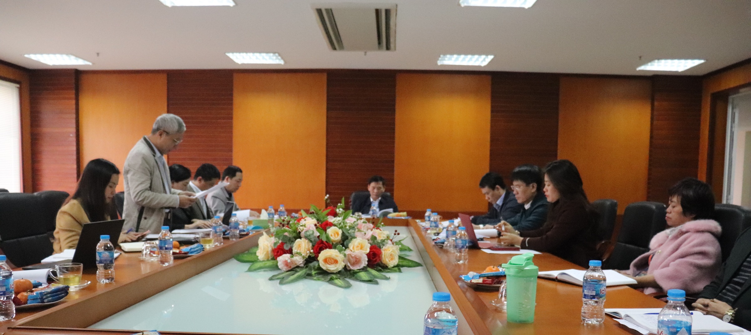 Toàn cảnh buổi nghiệm thu tài liệu giáo trình bồi dưỡng ngắn hạn