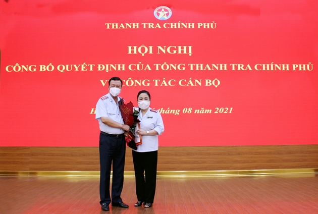 Thanh tra Chính phủ công bố quyết định bổ nhiệm công chức lãnh đạo, quản lý