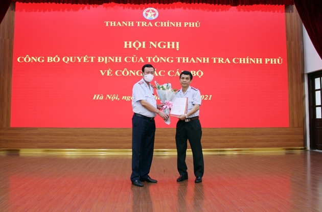 Thanh tra Chính phủ công bố quyết định bổ nhiệm công chức lãnh đạo, quản lý