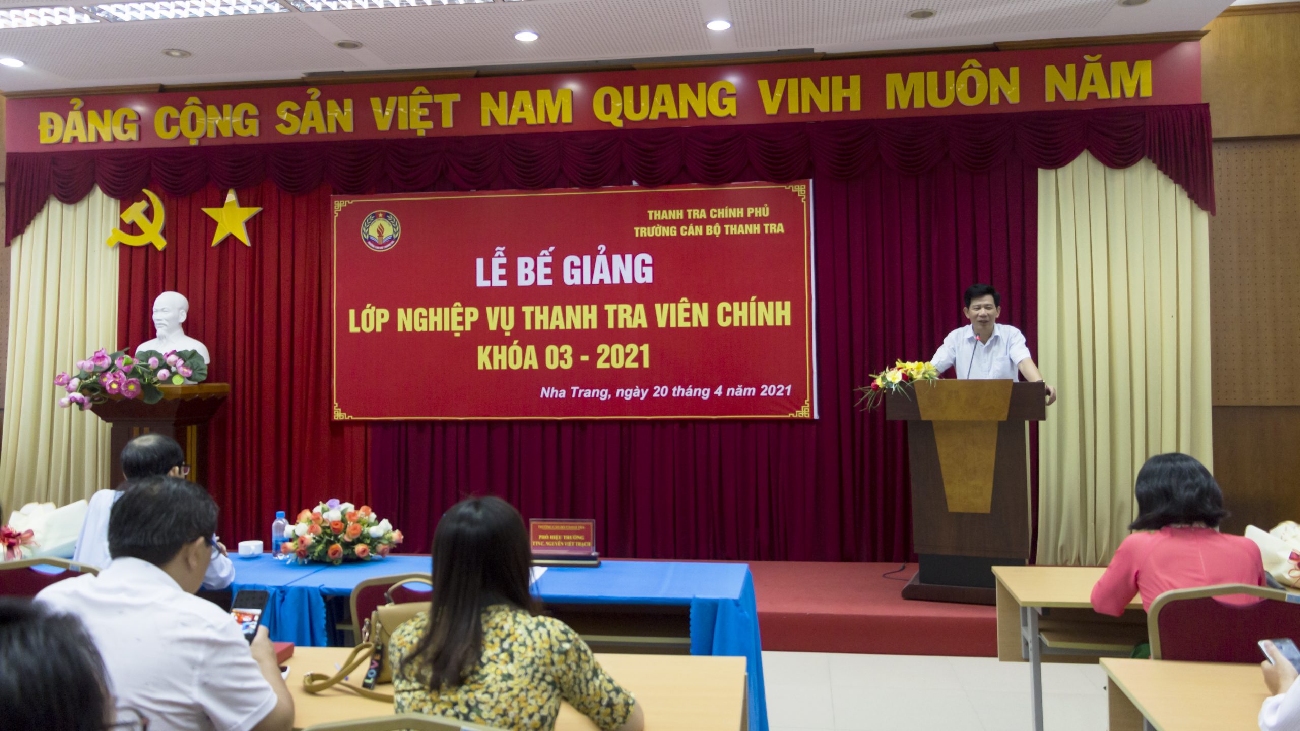 Bế giảng lớp Nghiệp vụ Thanh tra viên chính khóa 3 năm 2021