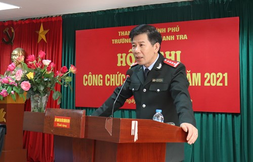 Trường Cán bộ Thanh tra tổ chức Hội nghị công chức, viên chức năm 2021