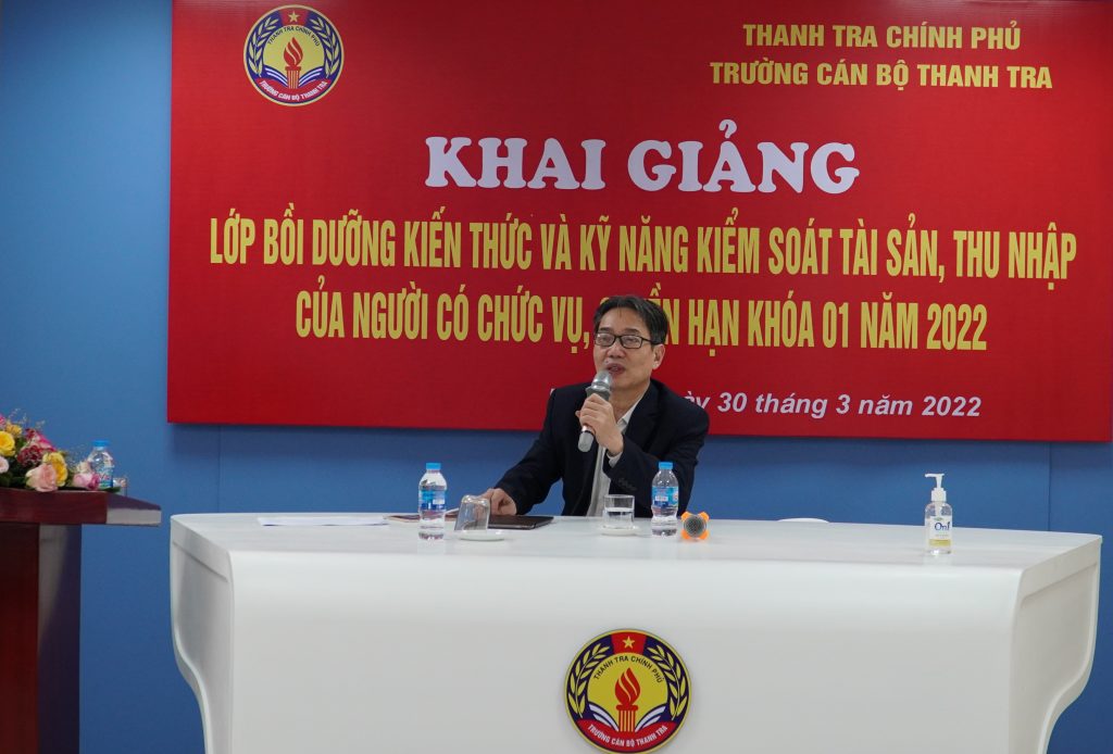 Gần 300 học viên tham dự 02 Lớp Bồi dưỡng kiến thức và kỹ năng kiểm soát tài sản, thu nhập của người có chức vụ, quyền hạn Khóa 01, 02 năm 2022