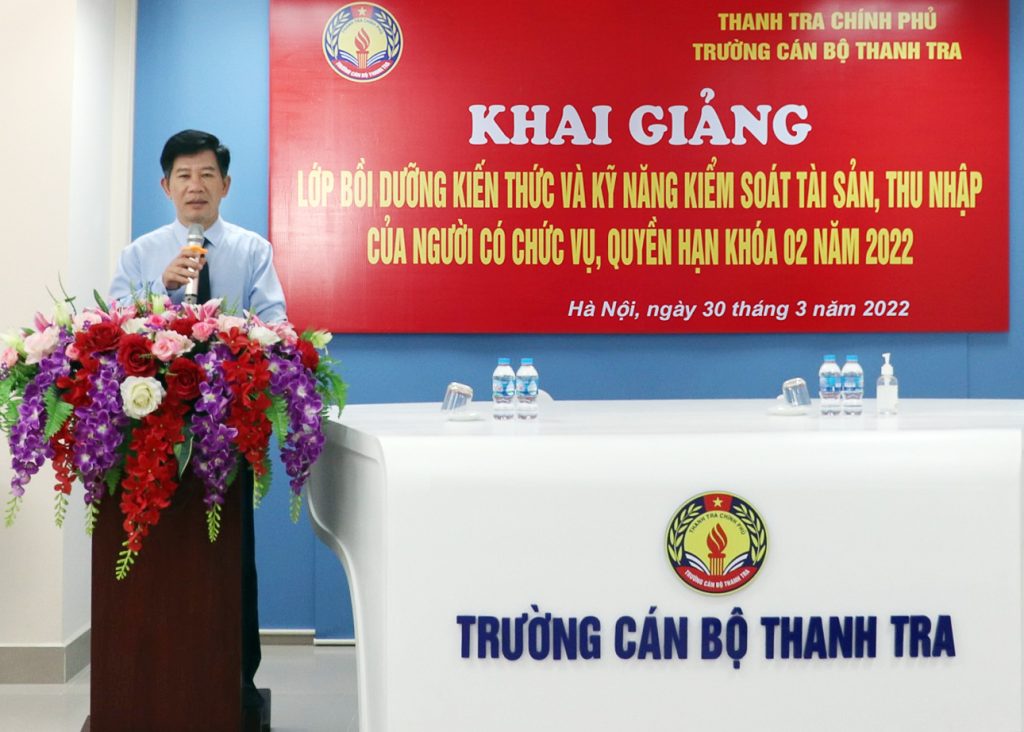 Gần 300 học viên tham dự 02 Lớp Bồi dưỡng kiến thức và kỹ năng kiểm soát tài sản, thu nhập của người có chức vụ, quyền hạn Khóa 01, 02 năm 2022