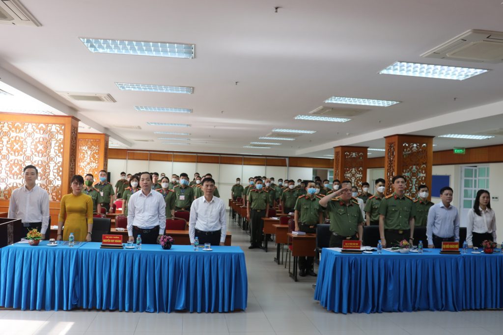 Khai giảng Lớp Bồi dưỡng nghiệp vụ Thanh tra viên K04-2022, cho hơn 50 cán bộ chiến sĩ Thanh tra Bộ Công an