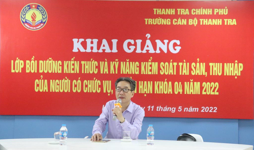 Gần 500 học viên tham dự 02 Lớp Bồi dưỡng kiến thức và kỹ năng kiểm soát tài sản, thu nhập của người có chức vụ, quyền hạn Khóa 04 và 05 năm 2022.