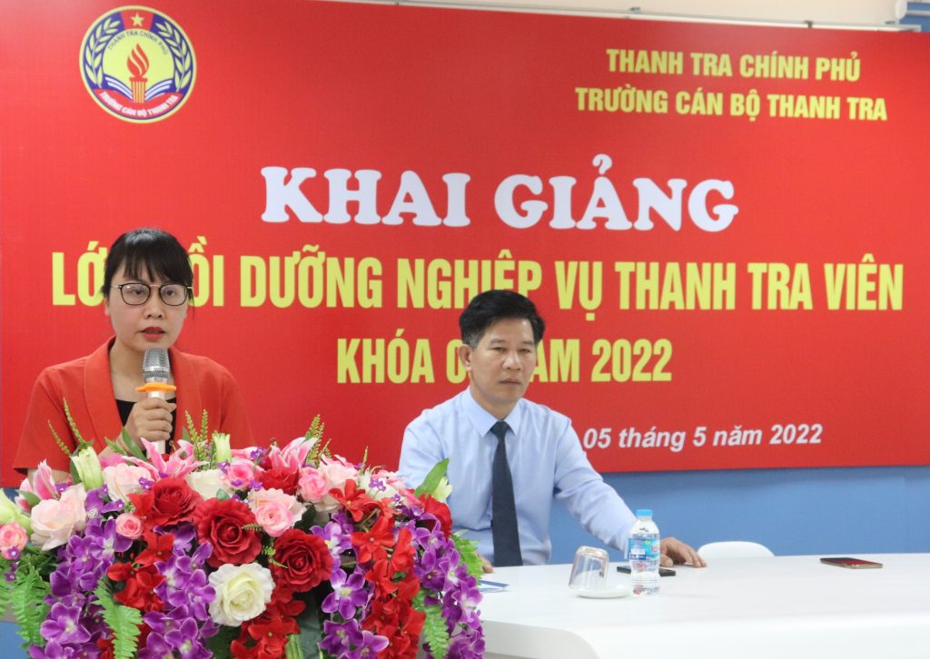 Khai giảng lớp Bồi dưỡng nghiệp vụ thanh tra viên K06-2022 cho 100 công chức của Thành phố Hồ Chí Minh