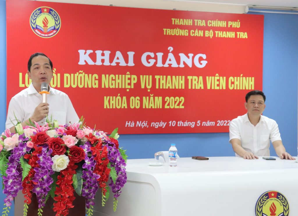 Khai giảng Lớp Bồi dưỡng nghiệp vụ Thanh tra viên chính K06-2022 cho công chức ngành Thanh tra của các tỉnh, thành Khu vực Miền Tây