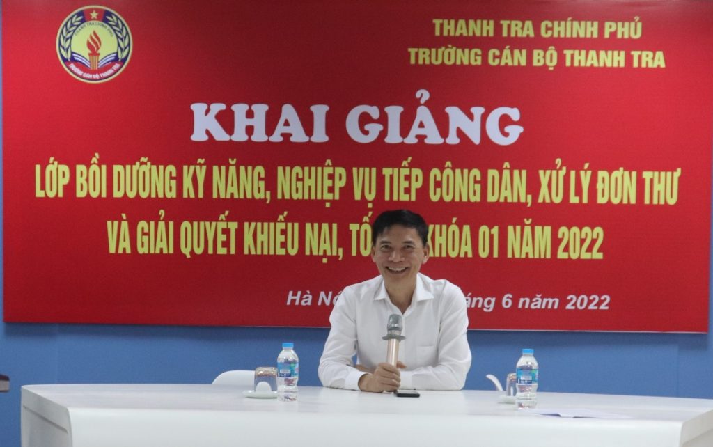 Hơn 200 học viên tham dự 02 Lớp Bồi dưỡng Kỹ năng, nghiệp vụ tiếp công dân, xử lý đơn thư và giải quyết khiếu nại, tố cáo Khóa 01 và 02 năm 2022.