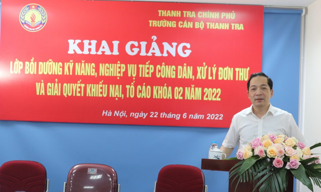 Hơn 200 học viên tham dự 02 Lớp Bồi dưỡng Kỹ năng, nghiệp vụ tiếp công dân, xử lý đơn thư và giải quyết khiếu nại, tố cáo Khóa 01 và 02 năm 2022.