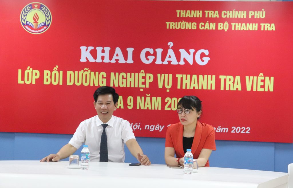 Khai giảng Lớp Bồi dưỡng nghiệp vụ Thanh tra viên K09-2022, cho các tỉnh miền Tây Nam Bộ