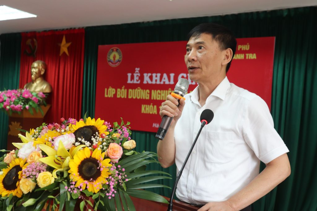 Khai giảng Lớp Bồi dưỡng nghiệp vụ Thanh tra viên K10-2022, cho các tỉnh, thành phía Bắc