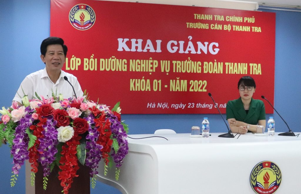 Gần 70 học viên tham dự Lớp Bồi dưỡng Nghiệp vụ Trưởng đoàn Thanh tra Khóa 01 năm 2022