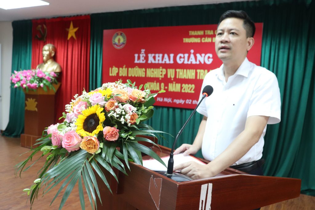 Gần 90 học viên tham gia Lớp Bồi dưỡng nghiệp vụ Thanh tra viên chính K09-2022 tại Trường Cán bộ Thanh tra