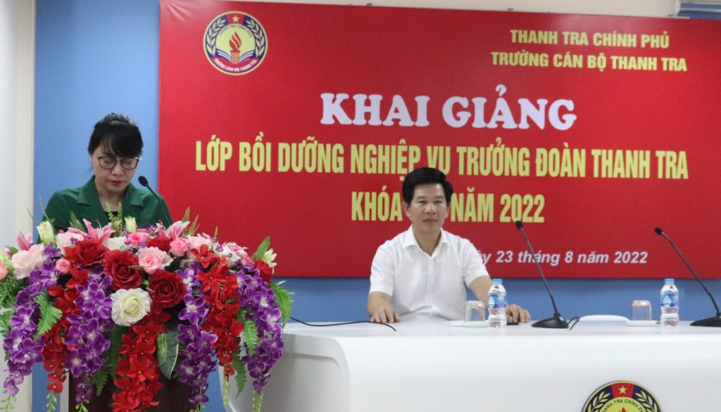 Gần 70 học viên tham dự Lớp Bồi dưỡng Nghiệp vụ Trưởng đoàn Thanh tra Khóa 01 năm 2022