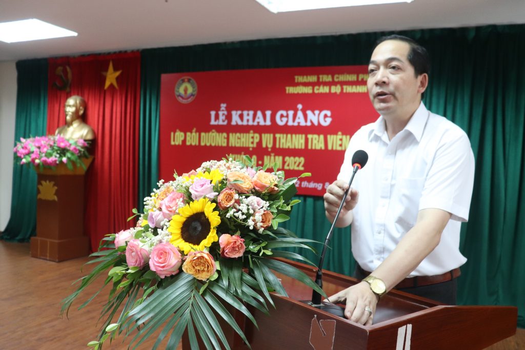 Hơn 30 học viên tham gia Lớp Bồi dưỡng nghiệp vụ Thanh tra viên chính K11-2022 tại Trường Cán bộ Thanh tra