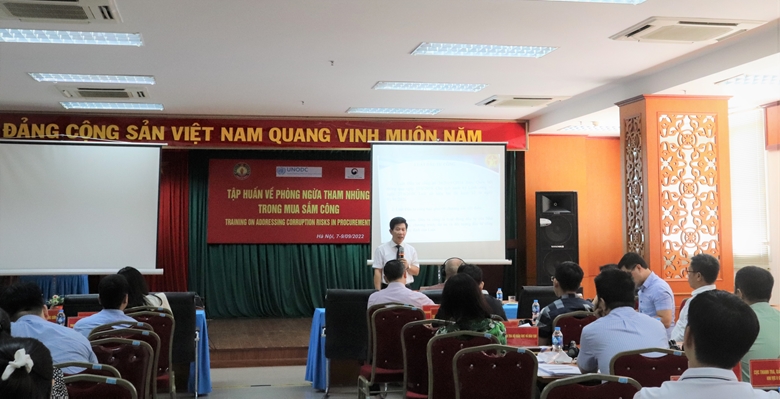 Văn phòng Liên Hợp Quốc về chống Ma túy và Tội phạm (UNODC) tổ chức Khai mạc Chương trình tập huấn về Phòng ngừa tham nhũng trong mua sắm công