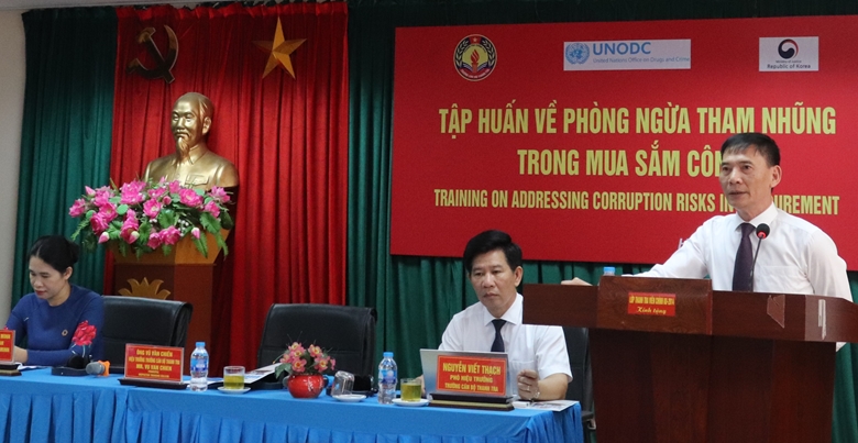 Văn phòng Liên Hợp Quốc về chống Ma túy và Tội phạm (UNODC) tổ chức Khai mạc Chương trình tập huấn về Phòng ngừa tham nhũng trong mua sắm công