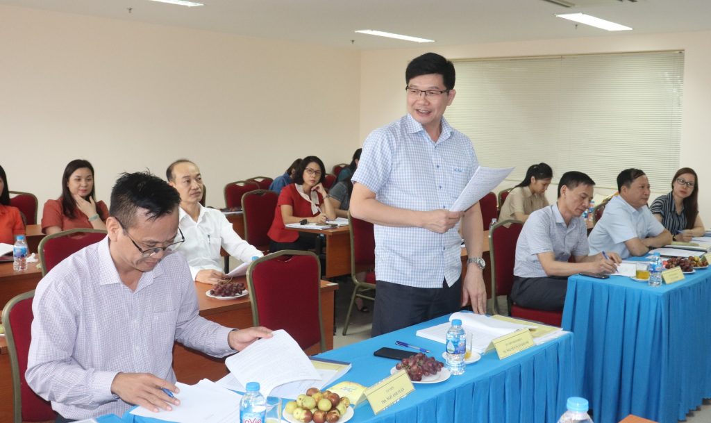 Trường Cán bộ Thanh tra tổ chức nghiệm thu thành công đề tài khoa học cấp Trường trọng điểm năm 2022 “Xây dựng khung chương trình bồi dưỡng ngắn hạn Quản trị nội bộ đơn vị sự nghiệp công lập trong điều kiện cơ chế tự chủ” do TS. Nguyễn Huy Hoàng, GVCC, Phó Hiệu trưởng làm chủ nhiệm