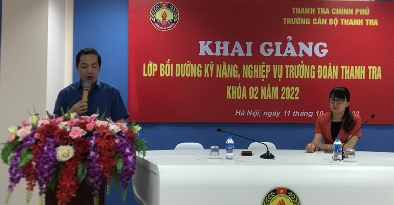 200 học viên tham gia Lớp Bồi dưỡng nghiệp vụ Trưởng đoàn Thanh tra Khóa 02-2022 tại Trường Cán bộ Thanh tra