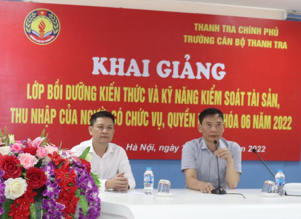 Gần 500 học viên tham dự 02 Lớp Bồi dưỡng kiến thức và kỹ năng kiểm soát tài sản, thu nhập của người có chức vụ, quyền hạn Khóa 06 và 07 năm 2022