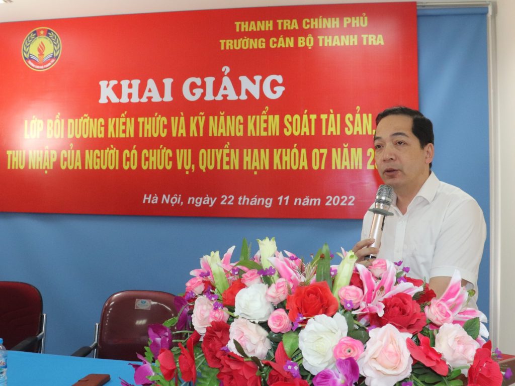 Gần 500 học viên tham dự 02 Lớp Bồi dưỡng kiến thức và kỹ năng kiểm soát tài sản, thu nhập của người có chức vụ, quyền hạn Khóa 06 và 07 năm 2022