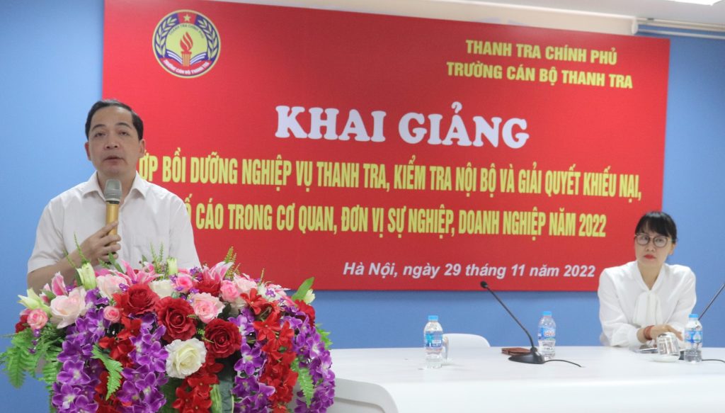 Hơn 200 học viên tham dự Lớp Bồi dưỡng nghiệp vụ thanh tra, kiểm tra và giải quyết khiếu nại, tố cáo trong cơ quan, đơn vị sự nghiệp, doanh nghiệp năm 2022