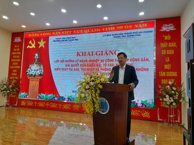 Tập huấn bồi dưỡng nghiệp vụ tiếp công dân, giải quyết đơn khiếu nại, tố cáo