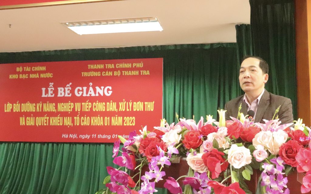 Bế giảng lớp Bồi dưỡng Kỹ năng, nghiệp vụ Tiếp công dân, xử lý đơn thư và giải quyết khiếu nại, tố cáo Khoá 01 năm 2023