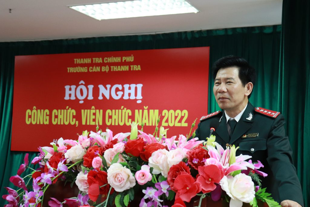 Trường Cán bộ Thanh tra đoàn kết, đổi mới, quyết tâm phấn đấu hoàn thành xuất sắc mọi nhiệm vụ được giao năm 2023