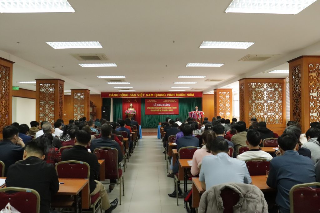 Khai giảng lớp Bồi dưỡng kỹ năng, nghiệp vụ tiếp công dân xử lý đơn thư và giải quyết khiếu nại, tố cáo khóa 01 năm 2023