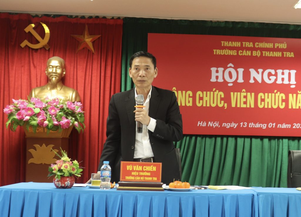 Trường Cán bộ Thanh tra đoàn kết, đổi mới, quyết tâm phấn đấu hoàn thành xuất sắc mọi nhiệm vụ được giao năm 2023