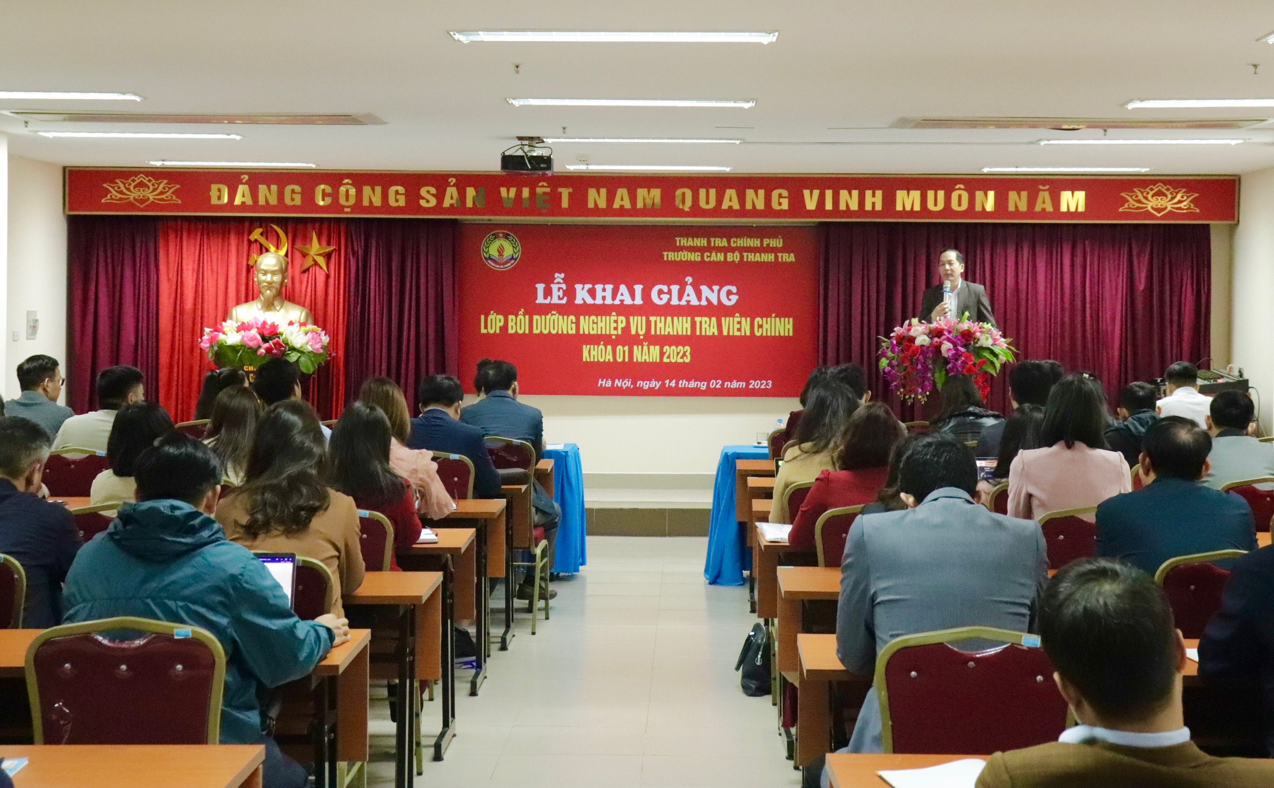 Khai giảng lớp bồi dưỡng nghiệp vụ Thanh tra viên chính K01 năm 2023