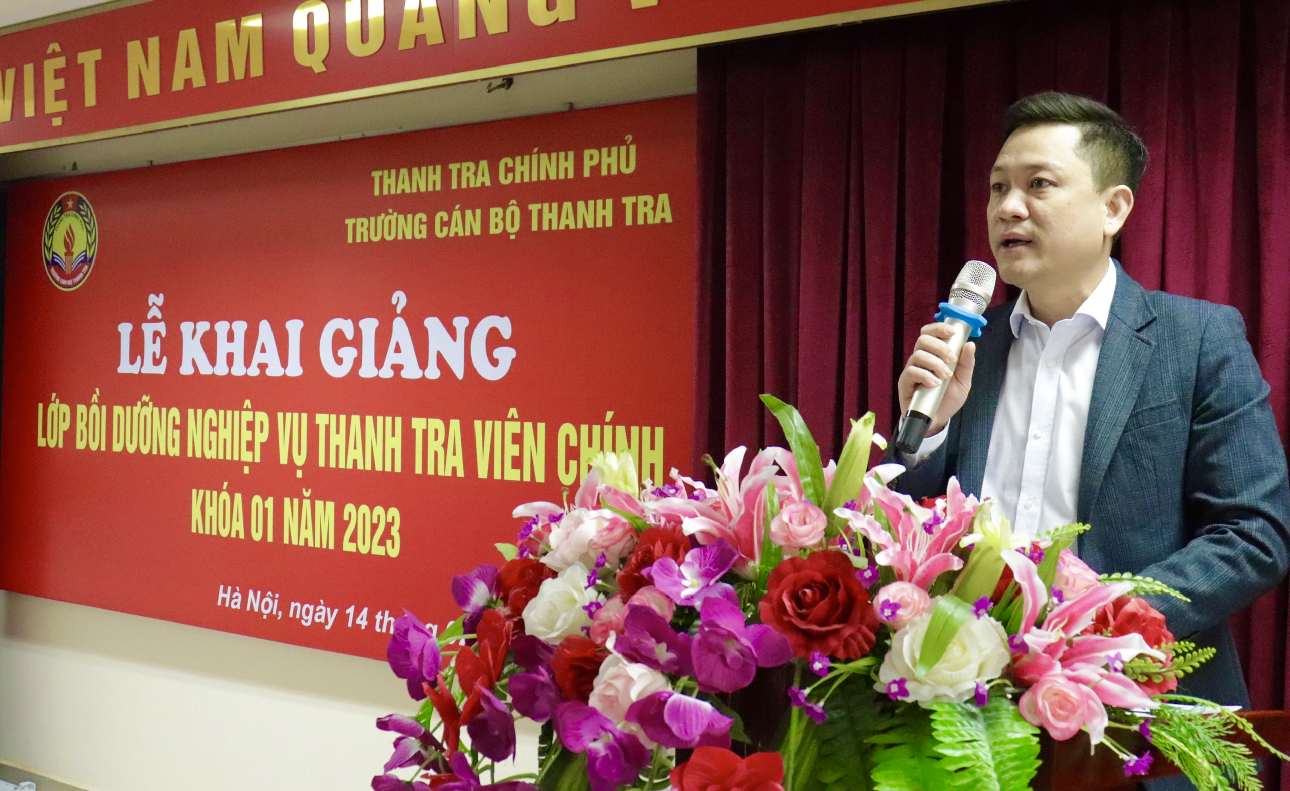 Khai giảng lớp bồi dưỡng nghiệp vụ Thanh tra viên chính K01 năm 2023