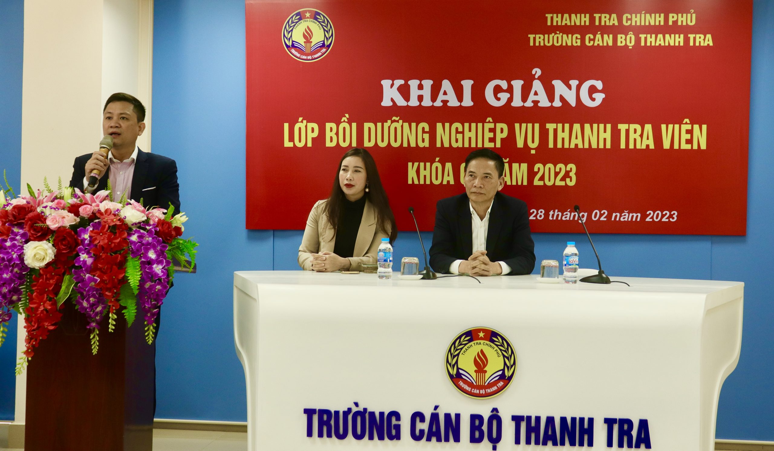 Khai giảng lớp Bồi dưỡng Nghiệp vụ thanh tra viên Khóa 02 năm 2023 theo hình thức trực tuyến