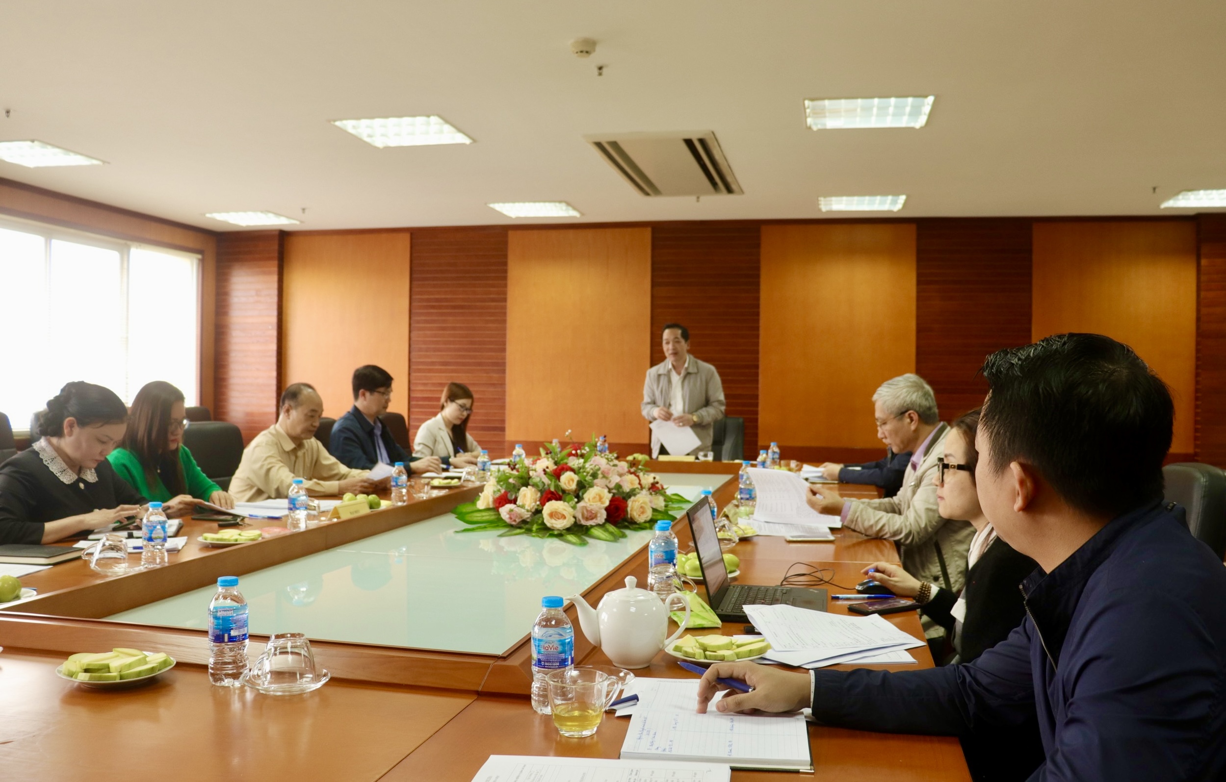 Hội đồng Thẩm định Thuyết minh đề tài khoa học cấp Trường năm 2023:”Xây dựng khung chương trình bồi dưỡng kỹ năng, nghiệp vụ giám sát hoạt động Đoàn thanh tra”