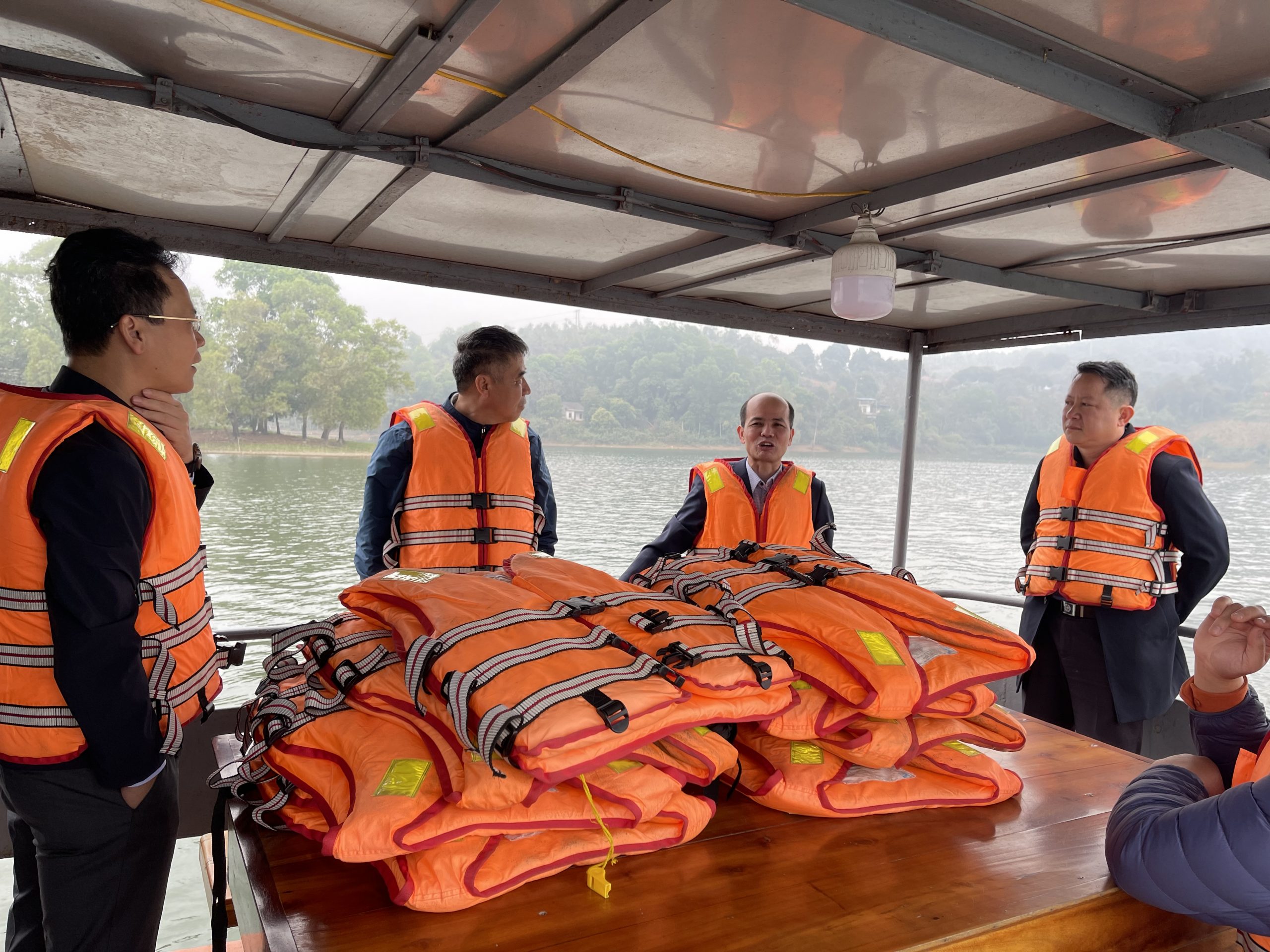 Đoàn học viên lớp Thanh tra viên cao cấp Trường Cán bộ Thanh tra đi thực tế tại tỉnh Thái Nguyên