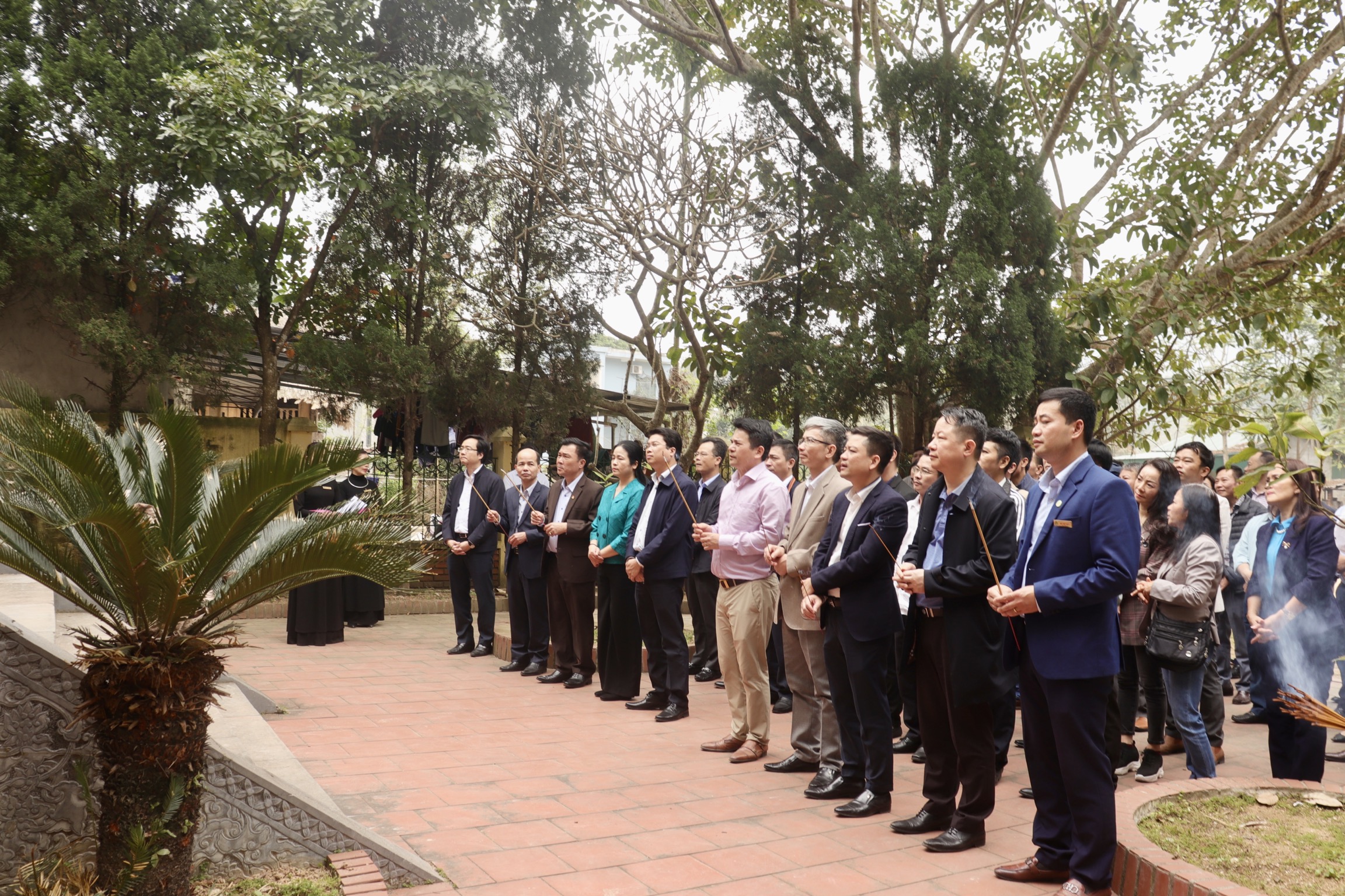 Đoàn học viên lớp Thanh tra viên cao cấp Trường Cán bộ Thanh tra đi thực tế tại tỉnh Thái Nguyên