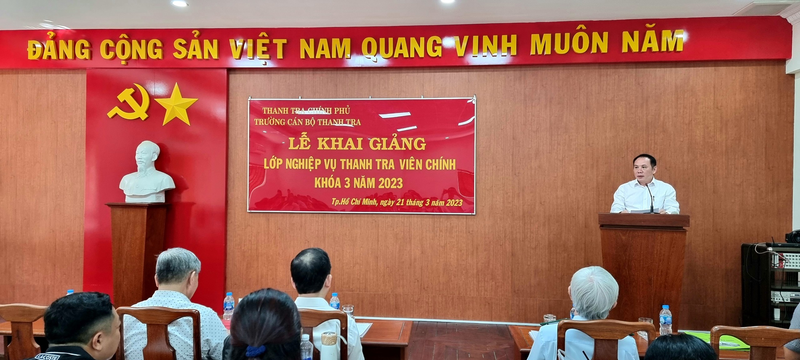 Hơn 80 học viên tham dự lớp bồi dưỡng nghiệp vụ Thanh tra viên chính K03 năm 2023 tại TP. Hồ Chí Minh