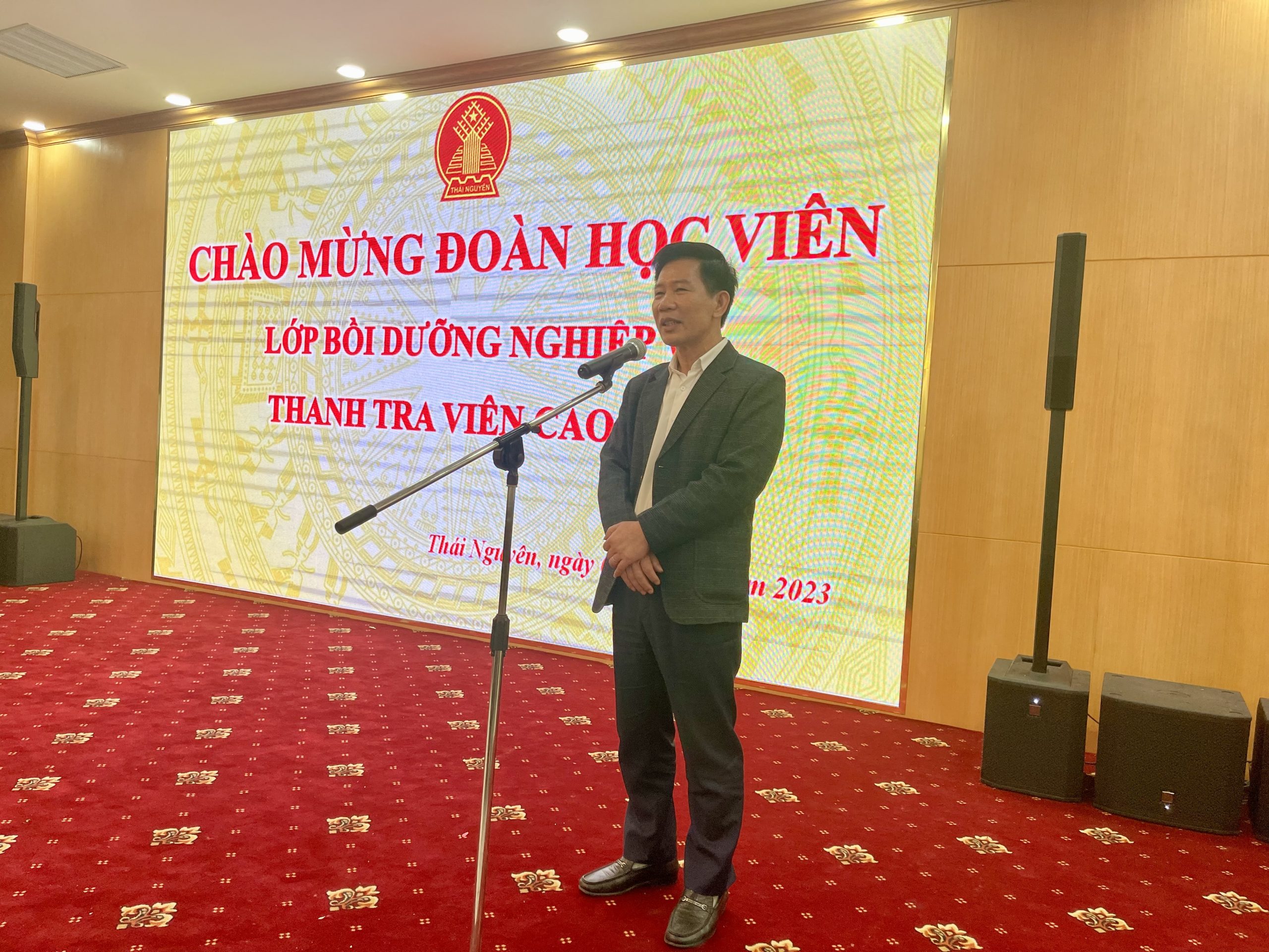 Đoàn học viên lớp Thanh tra viên cao cấp Trường Cán bộ Thanh tra đi thực tế tại tỉnh Thái Nguyên