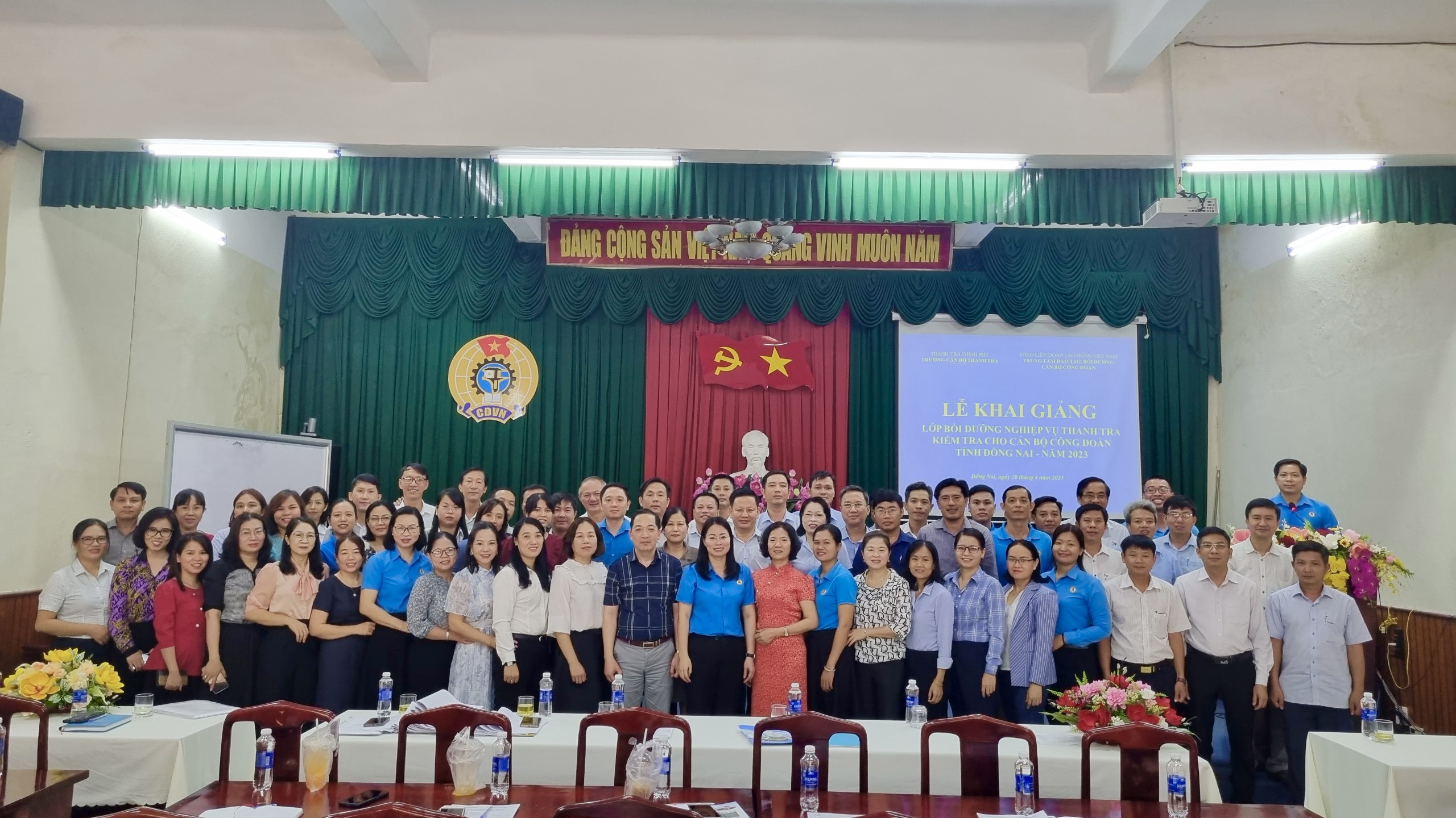 Khai giảng lớp Bồi dưỡng nghiệp vụ thanh tra – kiểm tra cho cán bộ Công đoàn tỉnh Đồng Nai