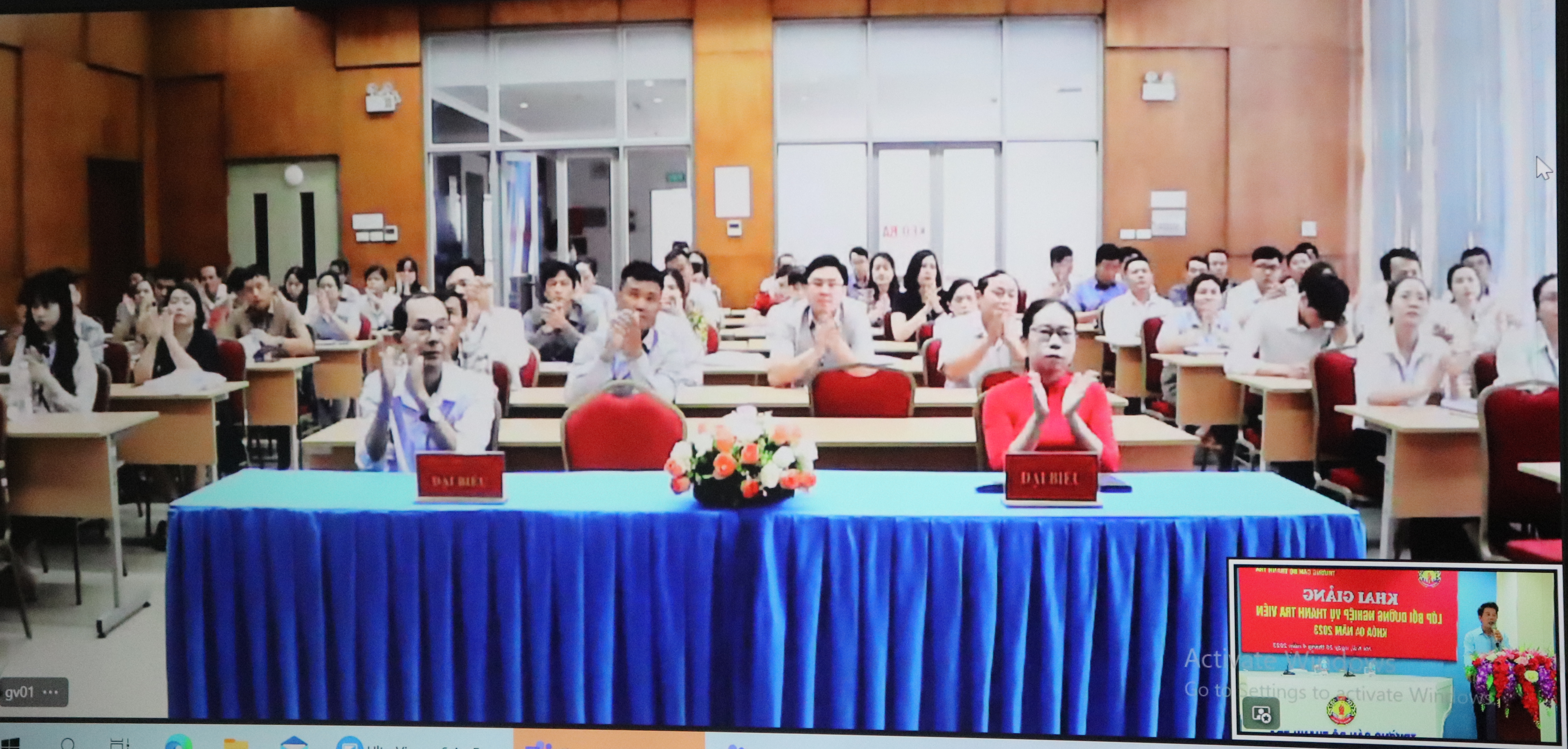 Khai giảng Lớp Bồi dưỡng nghiệp vụ Thanh tra viên K04-2023, cho các tỉnh, thành phố miền Trung Tây Nguyên.