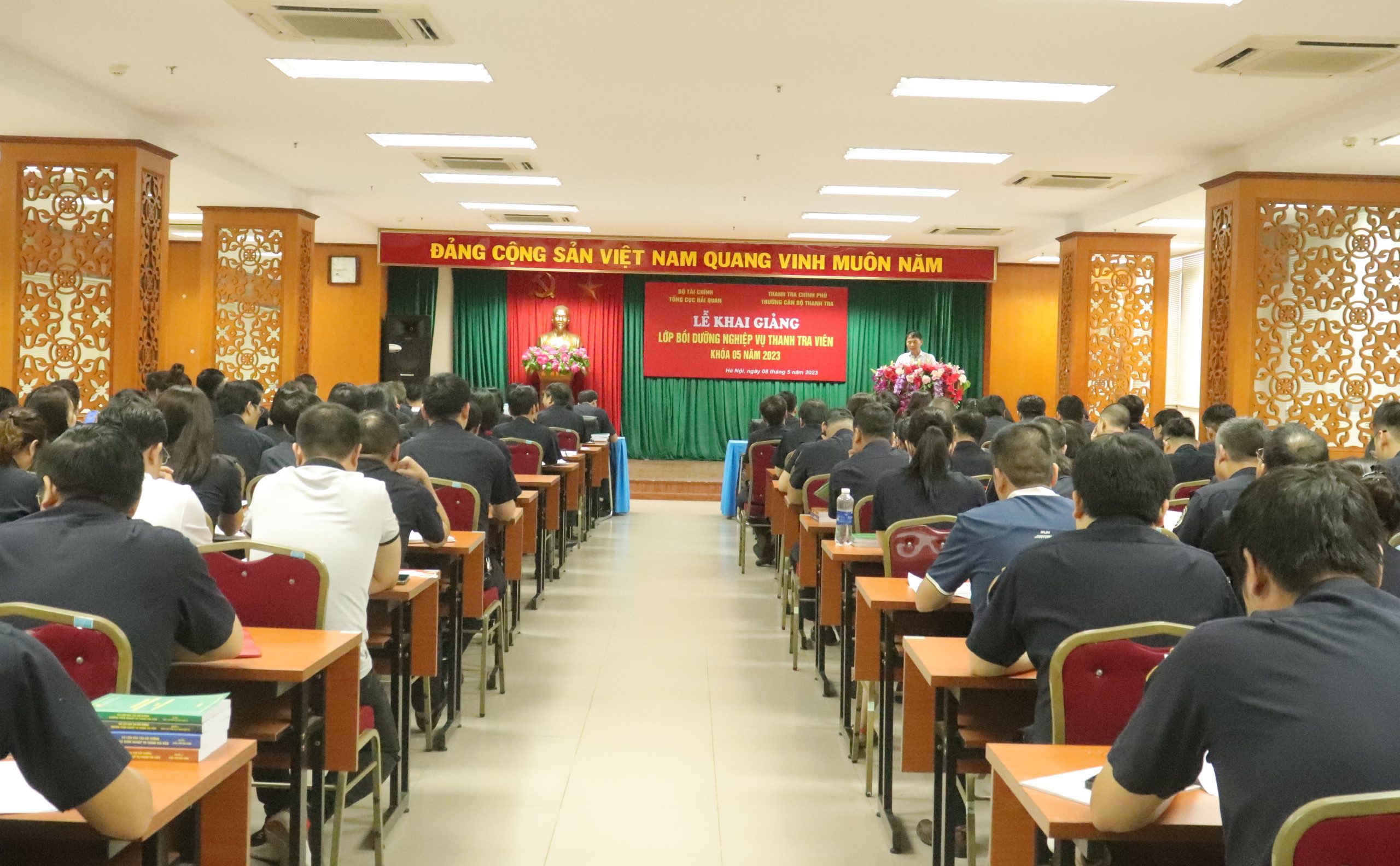 Khai giảng lớp bồi dưỡng nghiệp vụ Thanh tra viên K5/2023 cho cán bộ đang công tác trong ngành Hải Quan