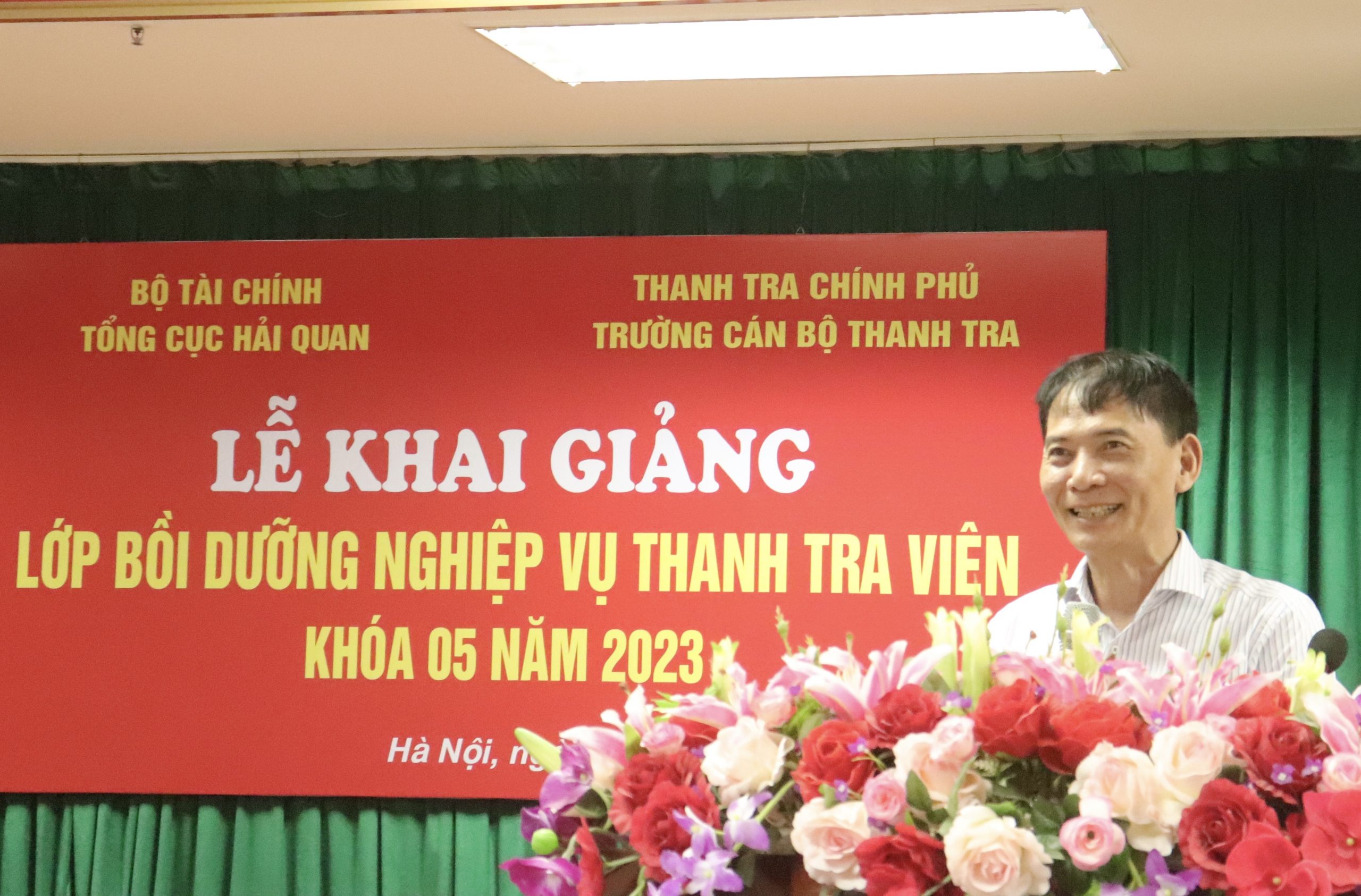Khai giảng lớp bồi dưỡng nghiệp vụ Thanh tra viên K5/2023 cho cán bộ đang công tác trong ngành Hải Quan