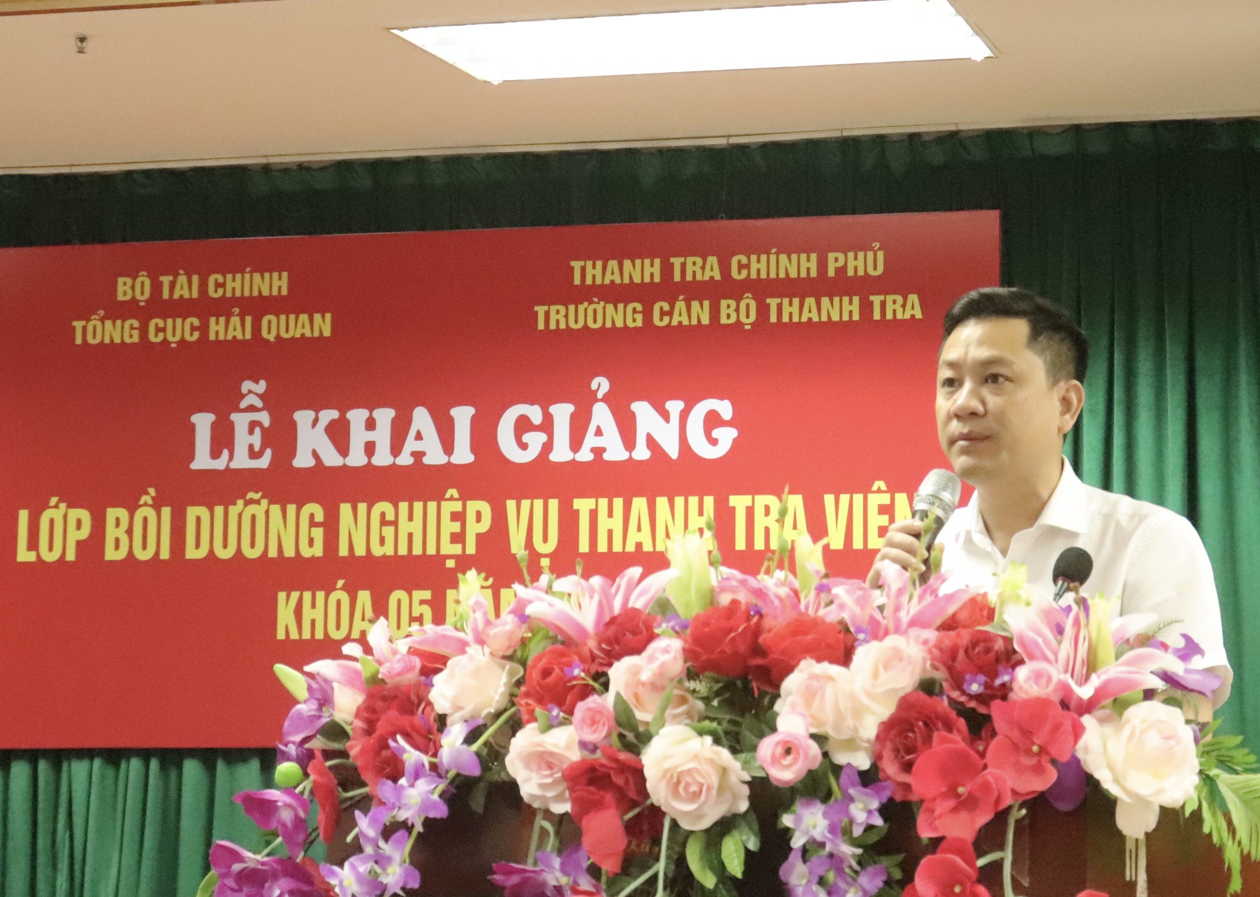 Khai giảng lớp bồi dưỡng nghiệp vụ Thanh tra viên K5/2023 cho cán bộ đang công tác trong ngành Hải Quan