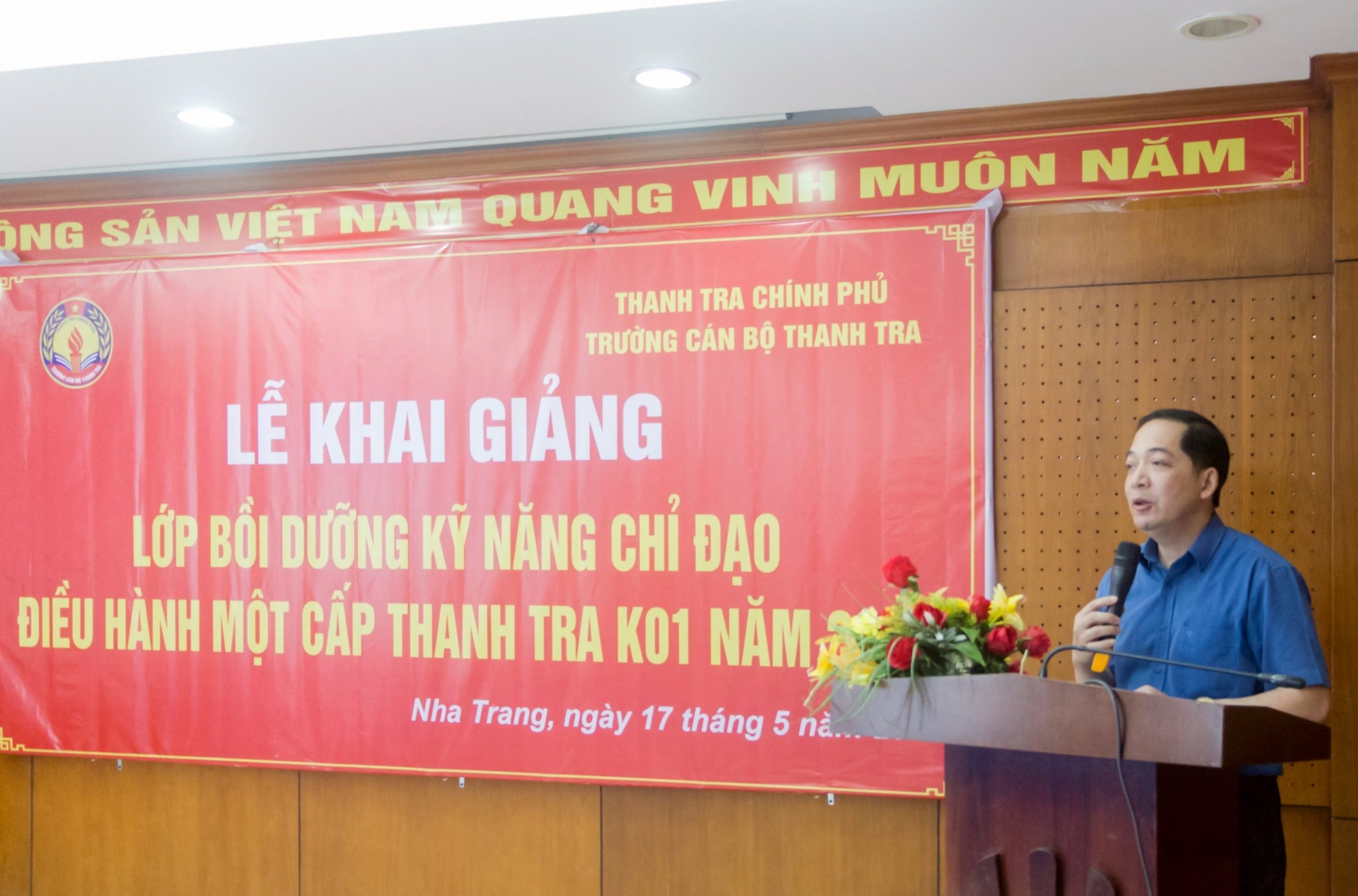 Khai giảng lớp bồi dưỡng Kỹ năng chỉ đạo, điều hành một cấp thanh tra Khoá 01 năm2023