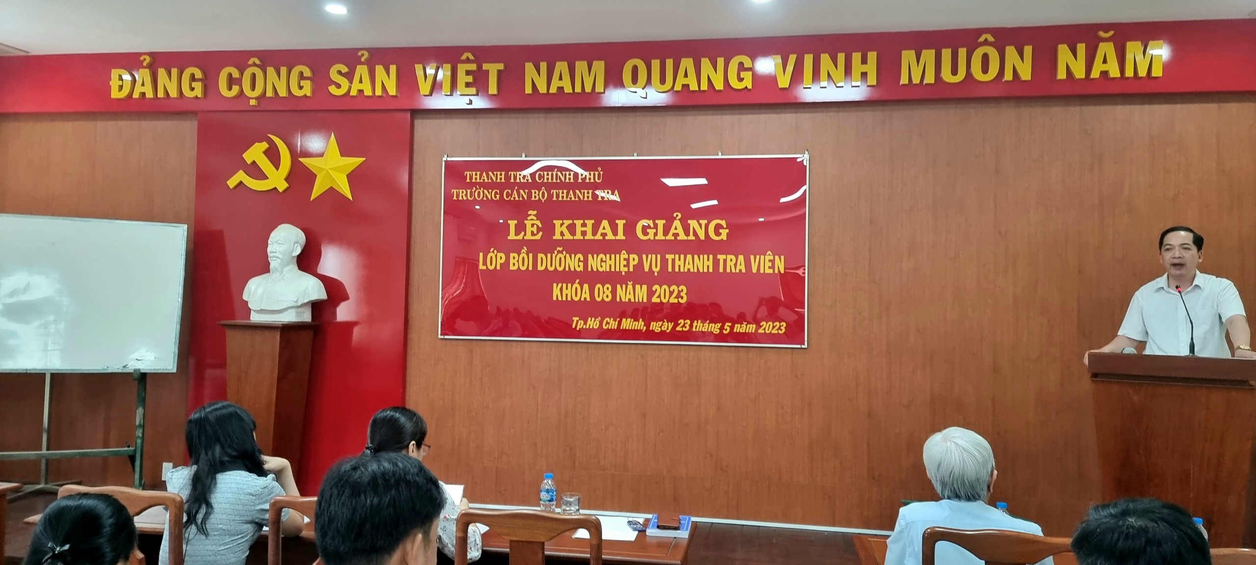 Khai giảng lớp bồi dưỡng nghiệp vụ Thanh tra viên K8 năm 2023 tại Thành phố Hồ Chí Minh