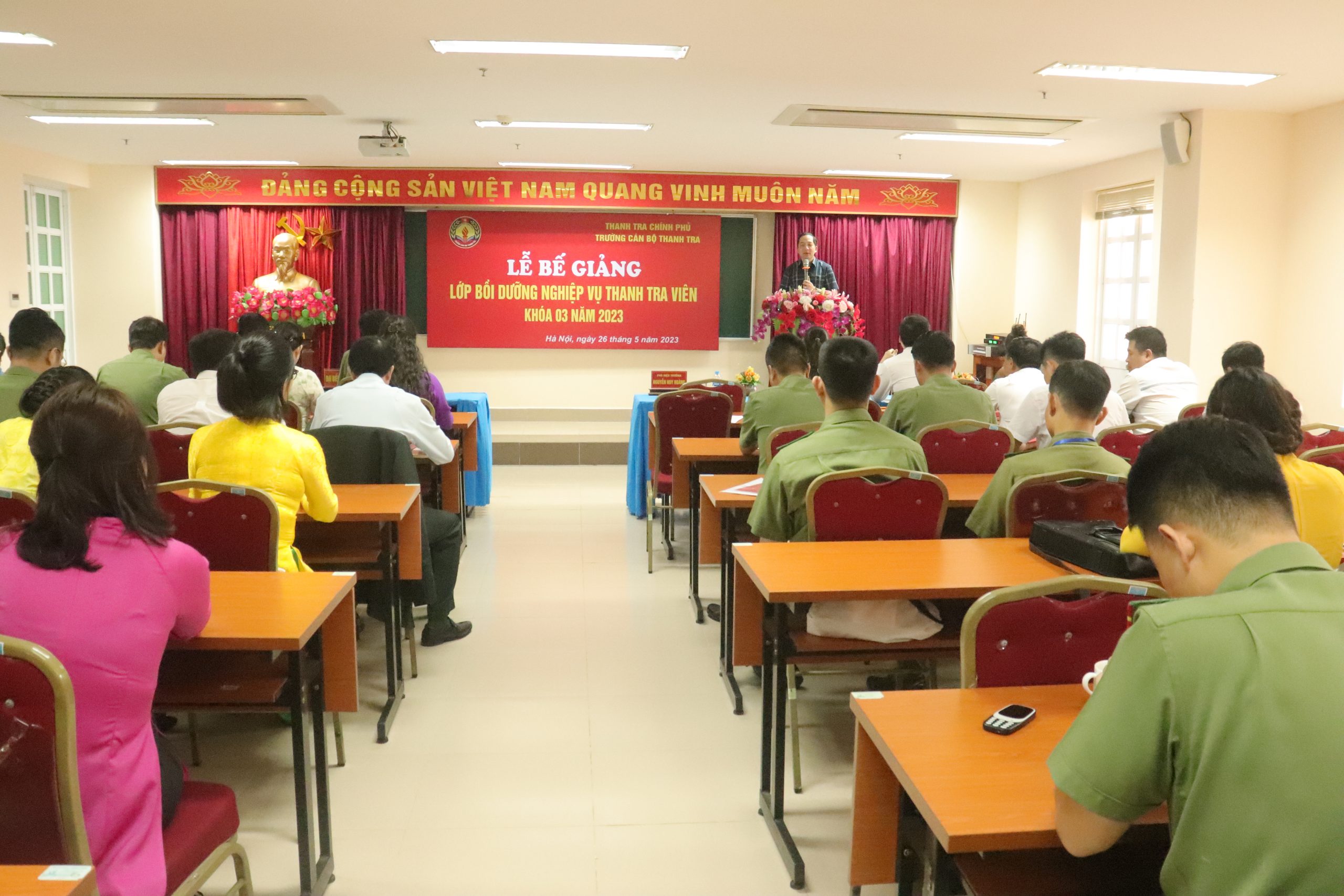 Lễ Bế giảng lớp bồi dưỡng nghiệp vụ Thanh tra viên K03 năm 2023