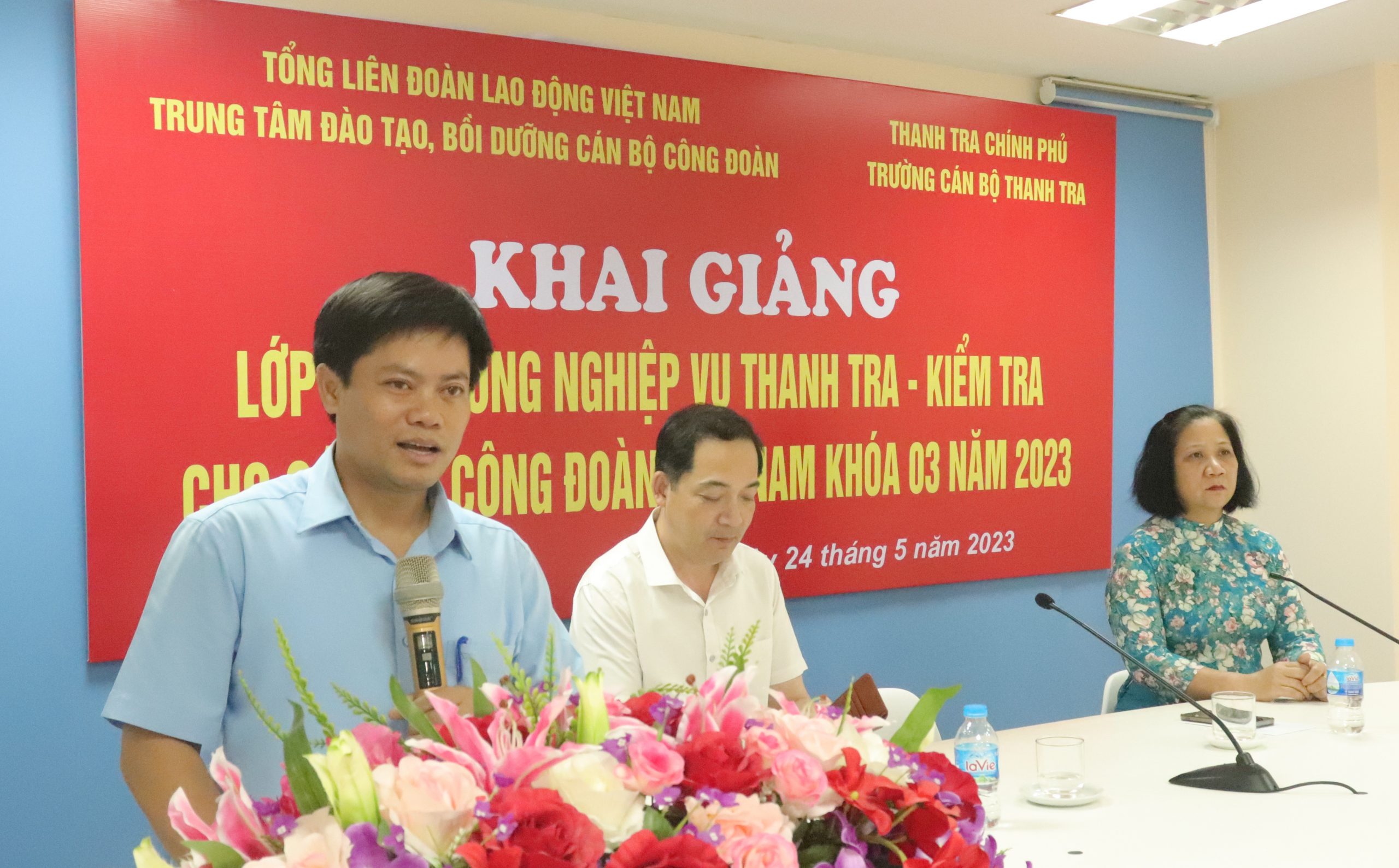 Khai giảng lớp Bồi dưỡng nghiệp vụ thanh tra – kiểm tra cho cán bộ Công đoàn Việt Nam khóa 03/3023