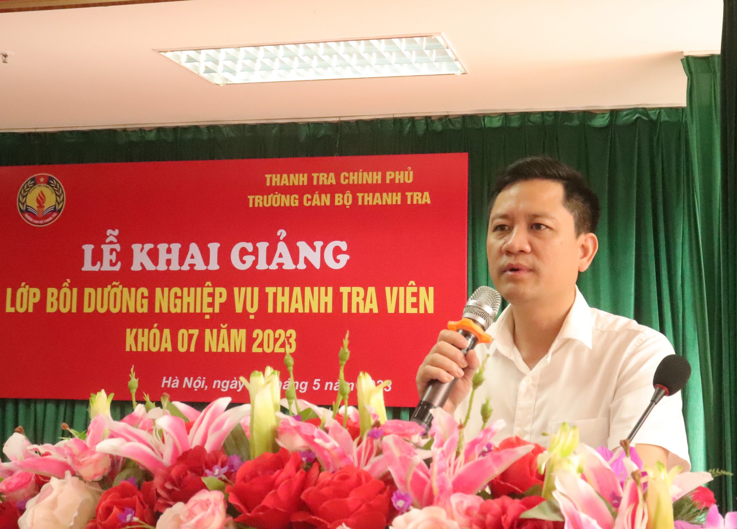 Khai giảng lớp Bồi dưỡng nghiệp vụ thanh tra viên K07-2023 cho cơ quan Thanh tra Bộ Quốc Phòng và các tỉnh, thành thuộc khu vực phía Bắc